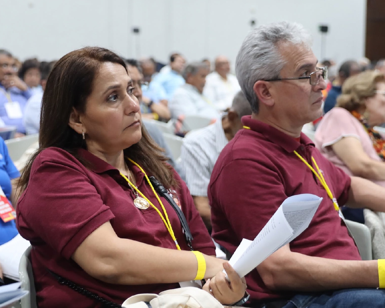 Agentes de pastoral participando en una sesión del Encuentro
