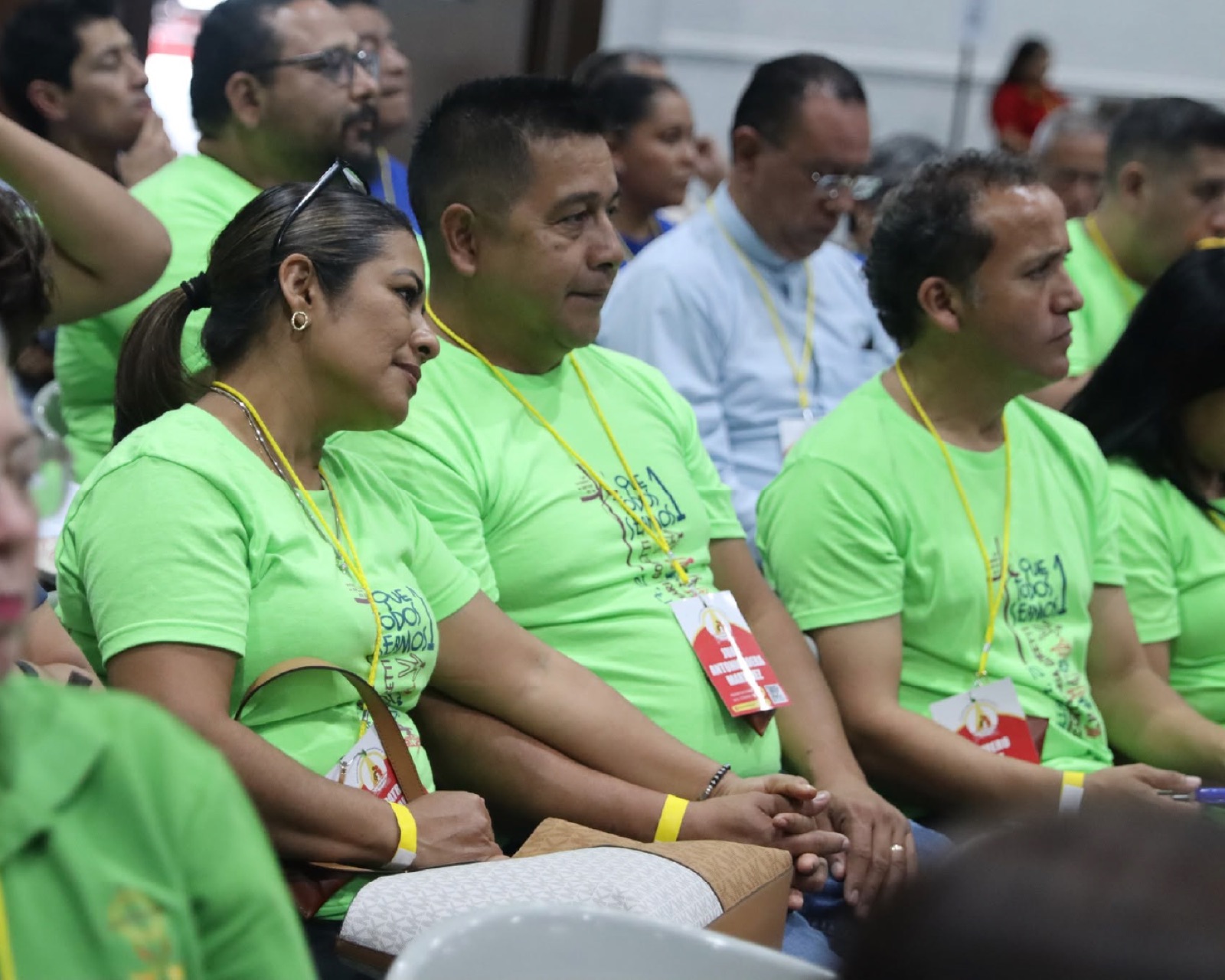 Agentes de Pastoral participando en una sesión del Encuentro Nacional